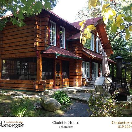 فيلا بلدية سان ألكسيس دي مونتفي Chalets De La Riviere Sacacomie المظهر الخارجي الصورة