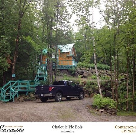 فيلا بلدية سان ألكسيس دي مونتفي Chalets De La Riviere Sacacomie المظهر الخارجي الصورة