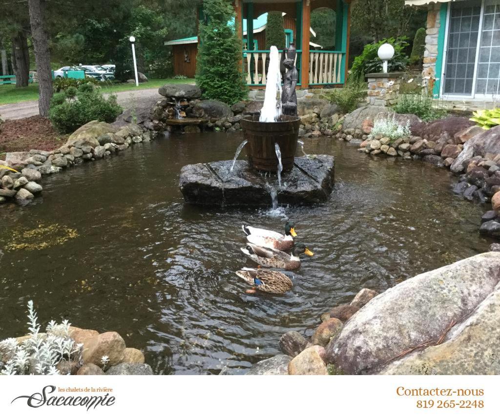 فيلا بلدية سان ألكسيس دي مونتفي Chalets De La Riviere Sacacomie المظهر الخارجي الصورة