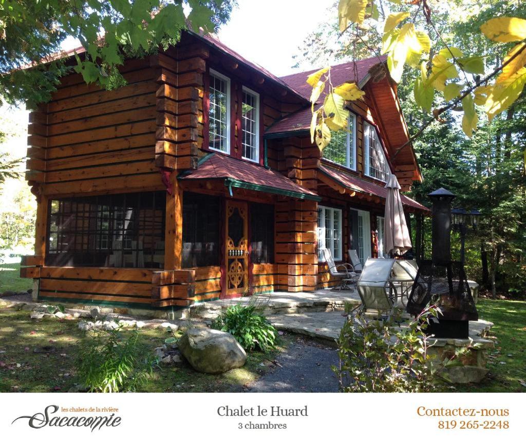 فيلا بلدية سان ألكسيس دي مونتفي Chalets De La Riviere Sacacomie المظهر الخارجي الصورة