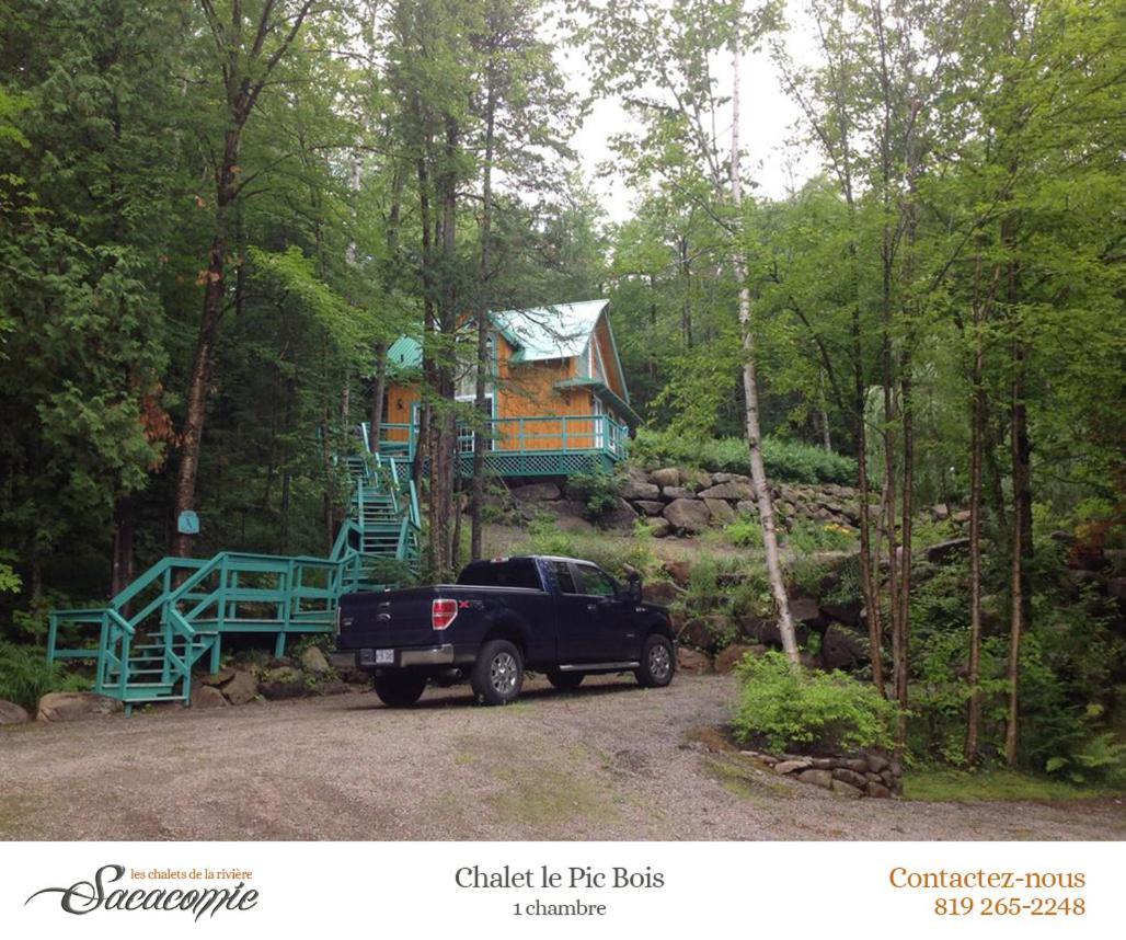فيلا بلدية سان ألكسيس دي مونتفي Chalets De La Riviere Sacacomie المظهر الخارجي الصورة
