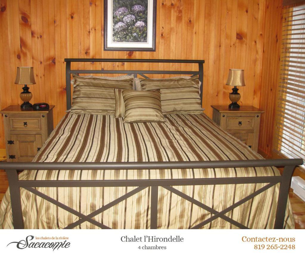 فيلا بلدية سان ألكسيس دي مونتفي Chalets De La Riviere Sacacomie المظهر الخارجي الصورة