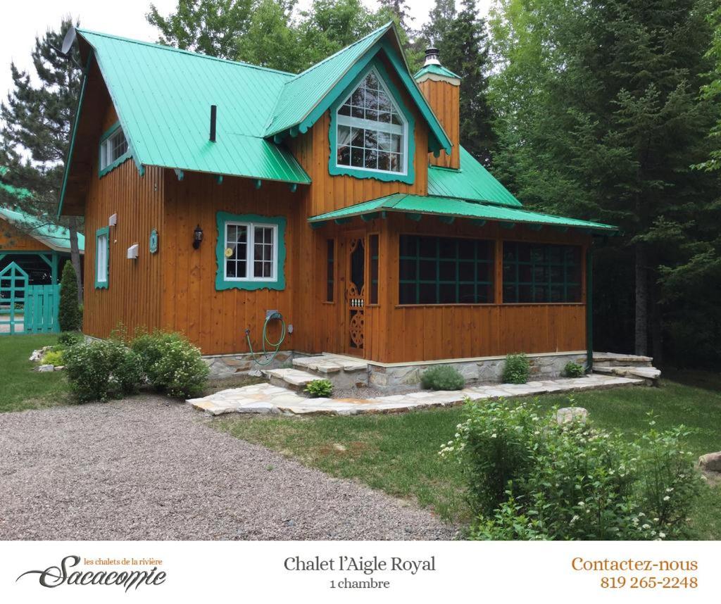 فيلا بلدية سان ألكسيس دي مونتفي Chalets De La Riviere Sacacomie المظهر الخارجي الصورة